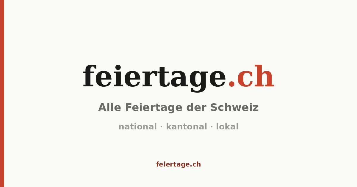 1 August Nationalfeiertag Der Schweiz Feiertage ch